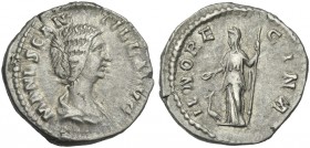 Manlia Scantilla, wife of Didius Julianus. Denarius 193.