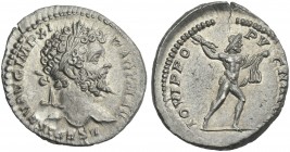 Septimius Severus augustus. Denarius 200-201. Scarce.