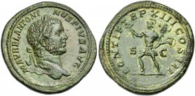 Caracalla augustus. Sestertius 210.
Ex Adolph Hess 211, 1932, 2322 