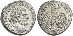 Macrinus augustus. Tetradrachm, Carrhae 217-218.