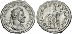 Macrinus augustus. Denarius 217-218.
