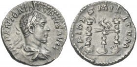 Elagabalus augustus. Denarius circa 220-222.