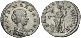 Julia Maesa, grandmother of Elagabalus. Denarius 218-222.