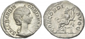 Orbiana, wife of S. Alexander. Denarius circa 225.