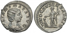 Julia Mamaea, mother of Severus Alexander. Denarius 222.