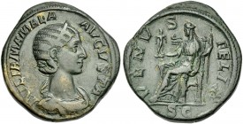 Julia Mamaea, mother of Severus Alexander. Sestertius 224.
