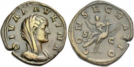 Diva Paulina, wife of Maximinus I. Sestertius 235-238. Very rare.