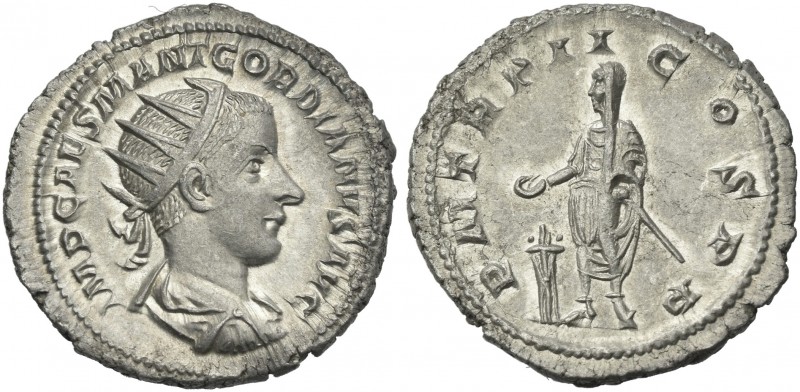 Gordian III augustus 238 – 244. 
Antoninianus 240, AR 23 mm, 4.60 g. IMP CAES M...