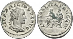 Philip II caesar. Antoninianus 247-249.