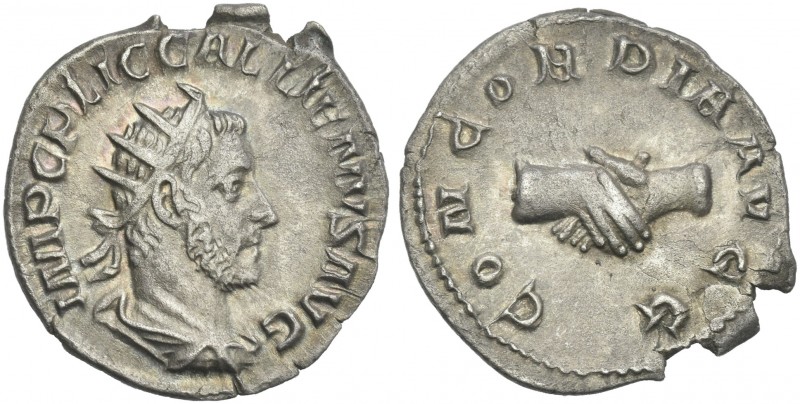 Gallienus joint reign with Valerian I, 253 – 260 and sole reign, 260 – 268. 
An...