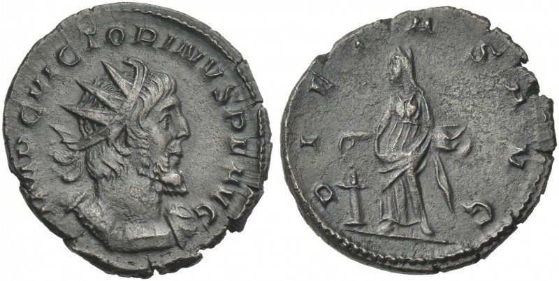 Victorinus, 268 – 270. 
Antoninianus, Mint II 269-270, BI 22 mm, 3.90 g. IMP C ...