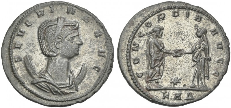 Severina, wife of Aurelian. 
Antoninianus, Serdica 275, BI 24 mm, 3.98 g. SEVER...