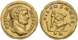 Maximianus Herculius augustus. Aureus 287. Very rare.