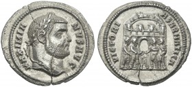 Maximianus Herculius augustus. Argenteus, Cyzicus c. 294-295.