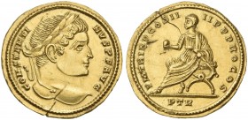 Constantine I augustus. Solidus, Treveri 314. Rare.Ex Ars Classica III, 1922, Evans, 190.
