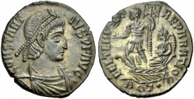 Constantius II augustus. Follis, Aquileia 348.
