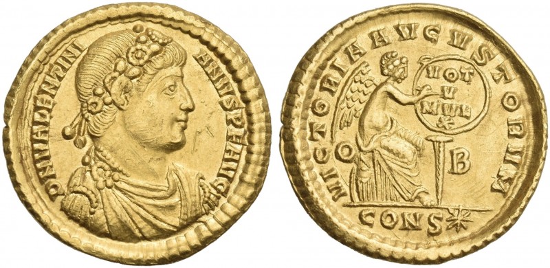 Valentinian I, 364 – 375. 
Solidus, Constantinopolis 367-375, AV 22 mm, 4.46 g....