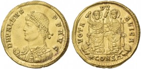 Valens augustus. Solidus, Constantinopolis 368. Very rare.