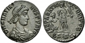Gratian augustus. Æ2, Siscia 375-378.