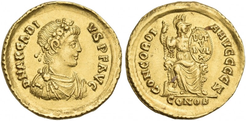 Arcadius, 383 – 408. 
Solidus, Constantinopolis 387, AV 21 mm, 4.43 g. D N ARCA...