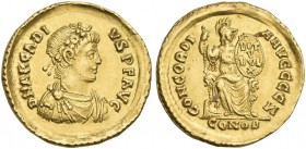 Arcadius augustus. Solidus, Constantinopolis 387.