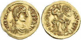 Pseudo-Imperial. In name of Arcadius. Solidus, c. 383. Apparently unpublished.