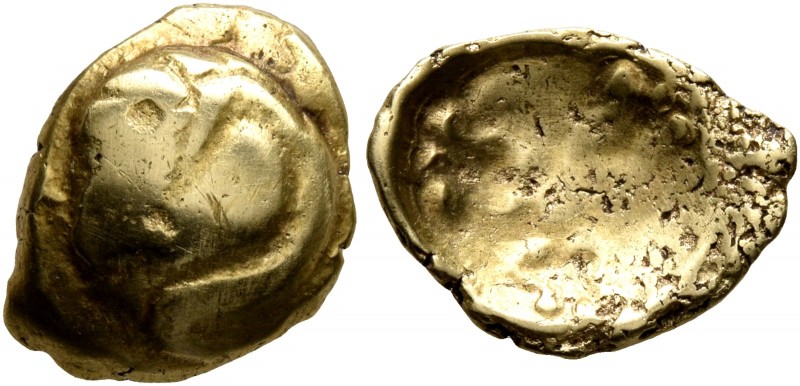 CELTIC, Central Europe. Vindelici. 1st century BC. 1/4 Stater (Gold, 13 mm, 1.59...