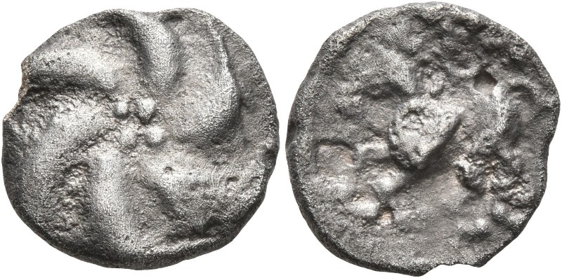 CELTIC, Central Europe. Vindelici. 1st century BC. Quinarius (Silver, 15 mm, 2.0...