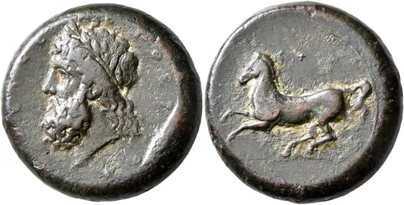 SICILY. Syracuse. Timoleon and the Third Democracy, 344-317 BC. Dilitron (Bronze...