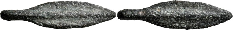 SKYTHIA. Borysthenes. Circa 550-450/25 BC. AE (Bronze, 10x38 mm, 3.16 g). Cast a...