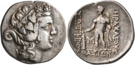ISLANDS OFF THRACE, Thasos. Circa 148-90/80 BC. Tetradrachm (Silver, 31 mm, 16.55 g, 1 h). Head of youthful Dionysos to right, wearing ivy wreath and ...