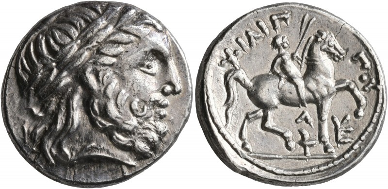 KINGS OF MACEDON. Philip II, 359-336 BC. Tetradrachm (Silver, 25 mm, 14.30 g, 1 ...