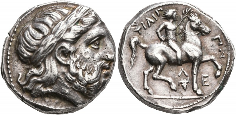 KINGS OF MACEDON. Philip II, 359-336 BC. Tetradrachm (Silver, 23 mm, 14.35 g, 1 ...