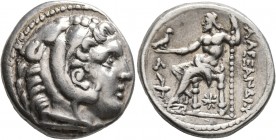 KINGS OF MACEDON. Alexander III ‘the Great’, 336-323 BC. Tetradrachm (Silver, 26 mm, 17.16 g, 3 h), Amphipolis, struck under Kassander, as regent or K...
