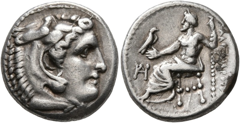 KINGS OF MACEDON. Alexander III ‘the Great’, 336-323 BC. Drachm (Silver, 16 mm, ...