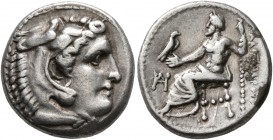 KINGS OF MACEDON. Alexander III ‘the Great’, 336-323 BC. Drachm (Silver, 16 mm, 4.32 g, 12 h), Miletus, struck under Philoxenos, circa 325-323. Head o...