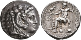 KINGS OF MACEDON. Alexander III ‘the Great’, 336-323 BC. Tetradrachm (Silver, 26 mm, 17.09 g, 8 h), uncertain mint in Cilicia ('Side'), struck under P...