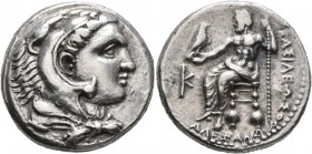 KINGS OF MACEDON. Alexander III ‘the Great’, 336-323 BC. Tetradrachm (Silver, 25 mm, 17.08 g, 1 h), Kition, under Pumiathon, circa 325-320. Head of He...