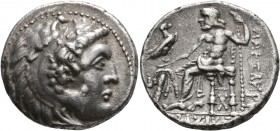 KINGS OF MACEDON. Alexander III ‘the Great’, 336-323 BC. Tetradrachm (Silver, 27 mm, 16.24 g, 7 h), uncertain eastern mint, circa 300-200. Head of Her...