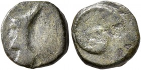 KINGS OF SOPHENE. Mithradates I, circa 2nd half of 2nd century BC. Chalkous (Bronze, 11 mm, 1.31 g), Arkathiokerta (?). Draped bust of Mithradates I t...