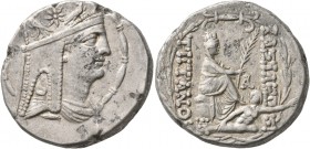 KINGS OF ARMENIA. Tigranes II ‘the Great’, 95-56 BC. Tetradrachm (Silver, 26 mm, 15.46 g, 1 h), Tigranokerta, circa 80-68. Draped bust of Tigranes II ...