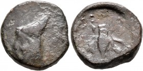 KINGS OF ARMENIA MINOR. Mithradates, Satrap of Armenia, circa 180s-170s BC. Tetrachalkon (Bronze, 20 mm, 8.75 g, 4 h). &#67660;&#67669;&#67667;&#67651...