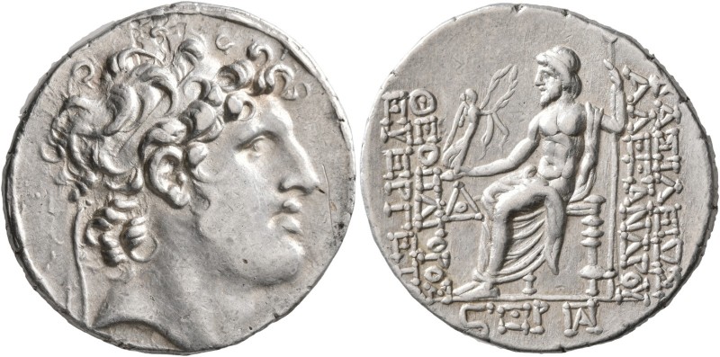 SELEUKID KINGS OF SYRIA. Alexander I Balas, 152-145 BC. Tetradrachm (Silver, 29 ...