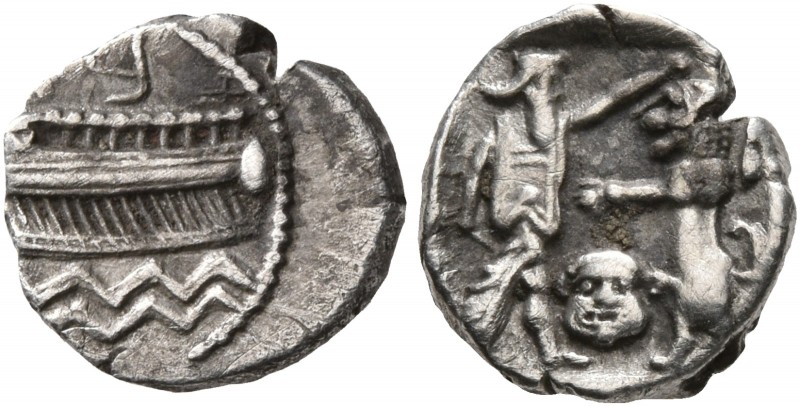 SAMARIA. 'Middle Levantine' Series. Circa 375-333 BC. Obol (Silver, 10 mm, 0.60 ...