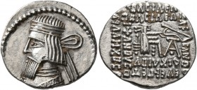 KINGS OF PARTHIA. Artabanos III, circa 10-38. Drachm (Silver, 20 mm, 3.60 g, 12 h), Ekbatana. Diademed and draped bust of Artabanos III to left. Rev. ...