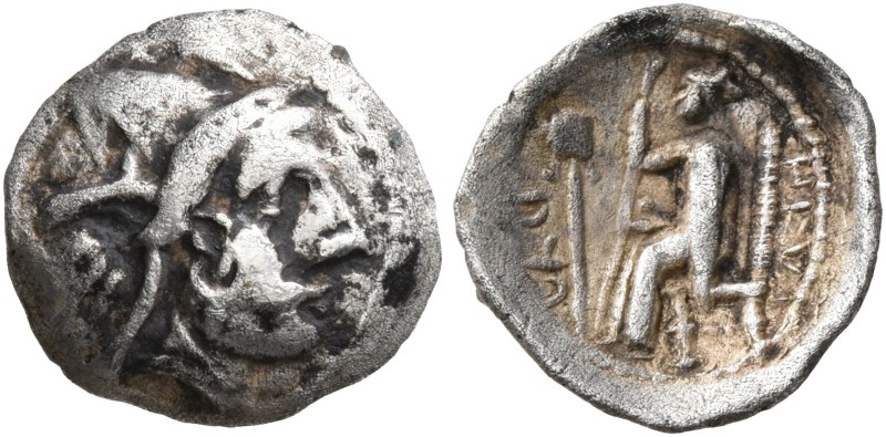 KINGS OF PERSIS. Baydād (Bagadat), late 3rd or early 2nd century BC. Obol (Silve...