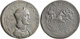 PONTUS. Amisus. Otacilia Severa, Augusta, 244-249. Hexassarion (Bronze, 34 mm, 29.49 g, 7 h), CY 277 = 245/6. M OTA CЄYHPA CЄBACTH Diademed and draped...