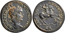 PISIDIA. Antiochia. Caracalla, 198-217. 'Sestertius' (Bronze, 33 mm, 28.57 g, 6 h), 211-217. IMP CAES M AVR ANTONINVS AVG Laureate head of Caracalla t...
