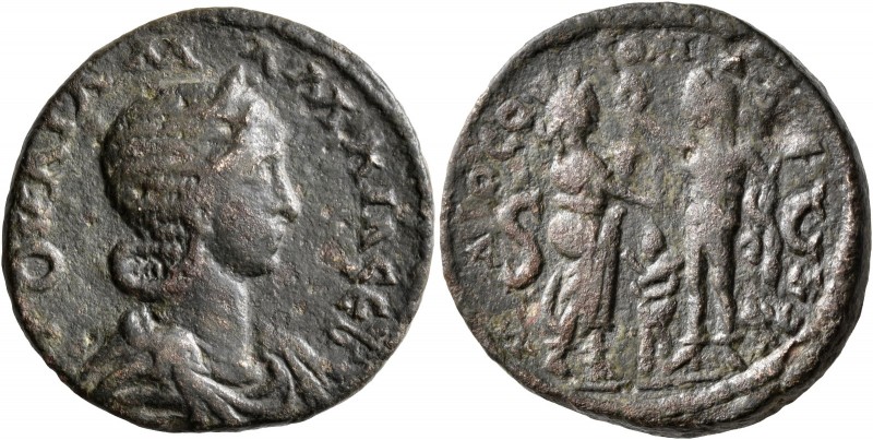 CILICIA. Mallus. Julia Mamaea, Augusta, 222-235. Tetrassarion (Bronze, 27 mm, 14...