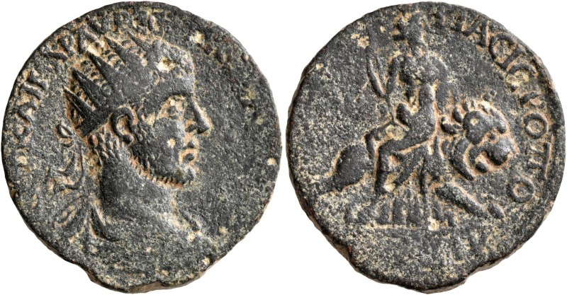 SYRIA, Cyrrhestica. Hieropolis. Severus Alexander, 222-235. Tetrassarion (Bronze...